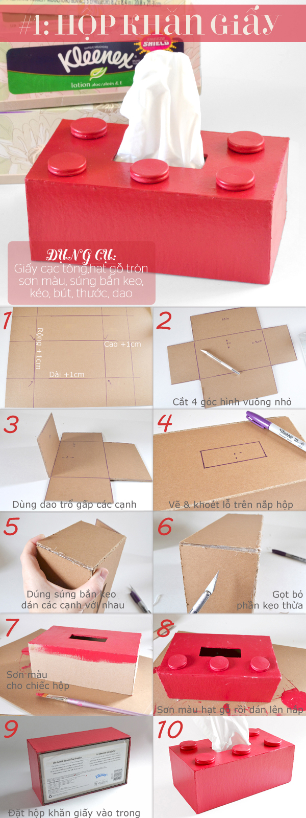  những m&oacute;n đồ hữu &iacute;ch từ tấm b&igrave;a th&ugrave;ng carton 